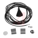 SCS ESD Grounding Cord with 10 mm Snap Connector and Ring Terminal 3048