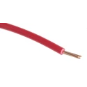 RS PRO 2491B Series Red 0.75 mm² Hook Up Wire 18 AWG 22 x 1.0 mm Core Strands 100 m Low Smoke Zero Halogen 836-0785