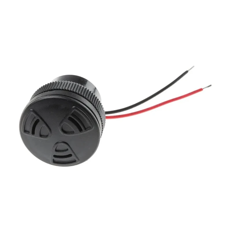 RS PRO Magnetic Buzzer Component Lead Wire 5 V dc Min 25 V dc Max 100 dB 28.9 mm Height 8377869P
