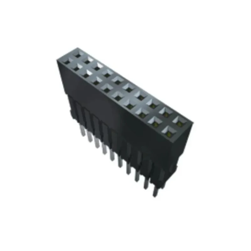 Samtec ESQ Series Vertical Through Hole PCB Socket, 40-Contact, 2 Row, 2.54 mm Pitch, 5.7A, 515V ESQ-120-49-G-D