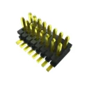 Samtec FTE Series Vertical Surface Mount Pin Header 50 Contacts 0.8 mm Pitch 2 Row Unshrouded FTE-125-01-G-DV-ES-A