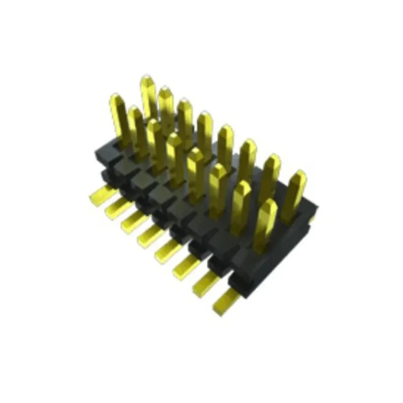 Samtec FTE Series Vertical Surface Mount Pin Header 50 Contacts 0.8 mm Pitch 2 Row Unshrouded FTE-125-01-G-DV-ES-A