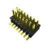 Samtec FTE Series Vertical Surface Mount Pin Header 50 Contacts 0.8 mm Pitch 2 Row Unshrouded FTE-125-01-G-DV-ES-A