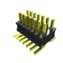 Samtec FTR Series Straight Surface Pin Header, 20 Contacts, 1.27 mm Pitch, 2 Row, Unshrouded FTR-110-51-L-D-06