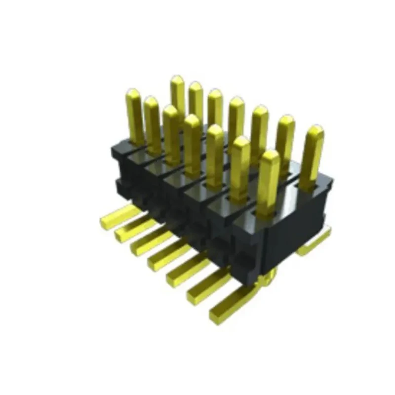 Samtec FTR Series Straight Surface Pin Header, 20 Contacts, 1.27 mm Pitch, 2 Row, Unshrouded FTR-110-51-L-D-06
