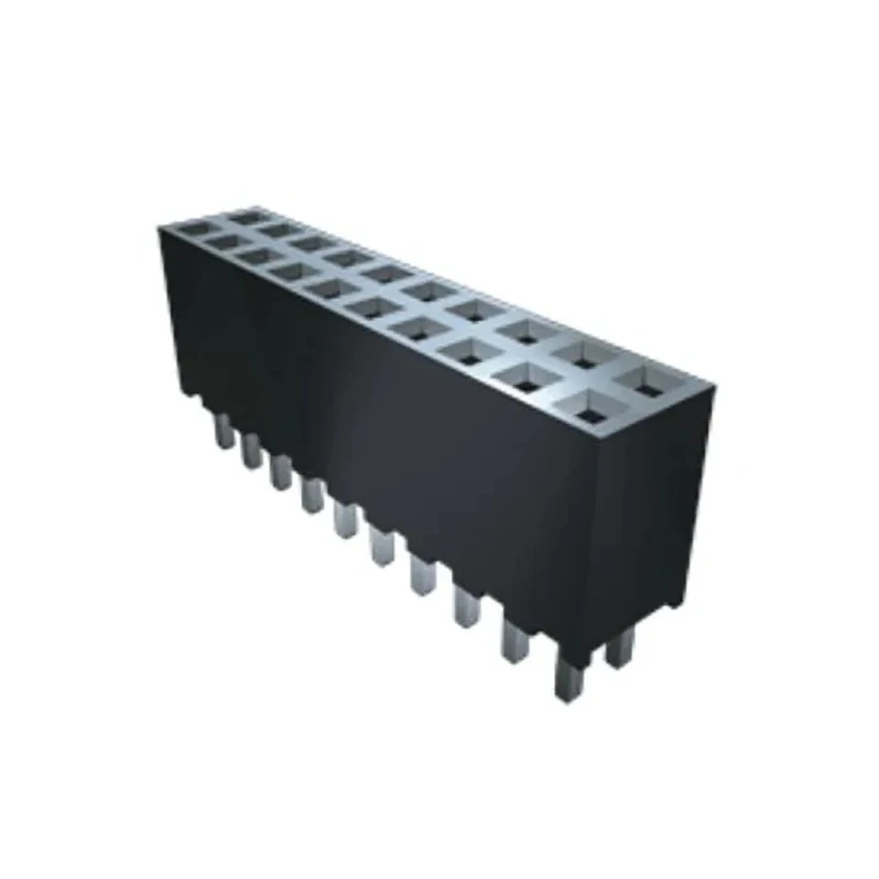 Samtec 28-Contact 2 Row 2 mm Pitch Through Hole PCB Socket SQT-114-01-L-D