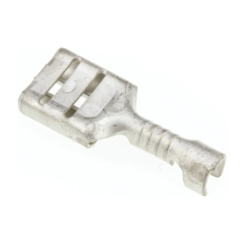 JST Silver Uninsulated Female Spade Connector Crimp 6.3 x 0.8 mm Tab Size 20 AWG to 18 AWG LTO-1.0T-250N