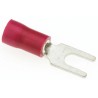 JST Insulated Vinyl Crimp Spade Connector 22 AWG to 16 AWG 3 mm Stud Size Red FVWS1.25-B3A(LF)