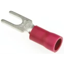 JST Insulated Vinyl Crimp Spade Connector 22 AWG to 16 AWG 3 mm Stud Size Red FVWS1.25-B3A(LF)