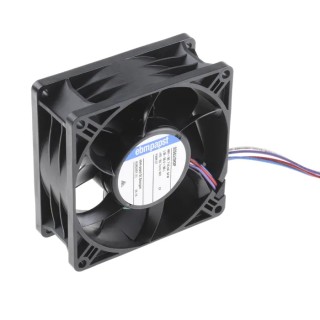 ebm-papst 3250 J S-Panther Series High-Efficiency DC Axial Fan 48V DC, 33.6 W, 270 m³/h, , 92 mm Height, 38.15 mm Width IP68