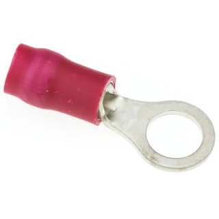 JST R Insulated Ring Terminal 5 mm Stud Size 22 AWG 16 AWG Wire Size Red FVDWS1.25-5 (LF)