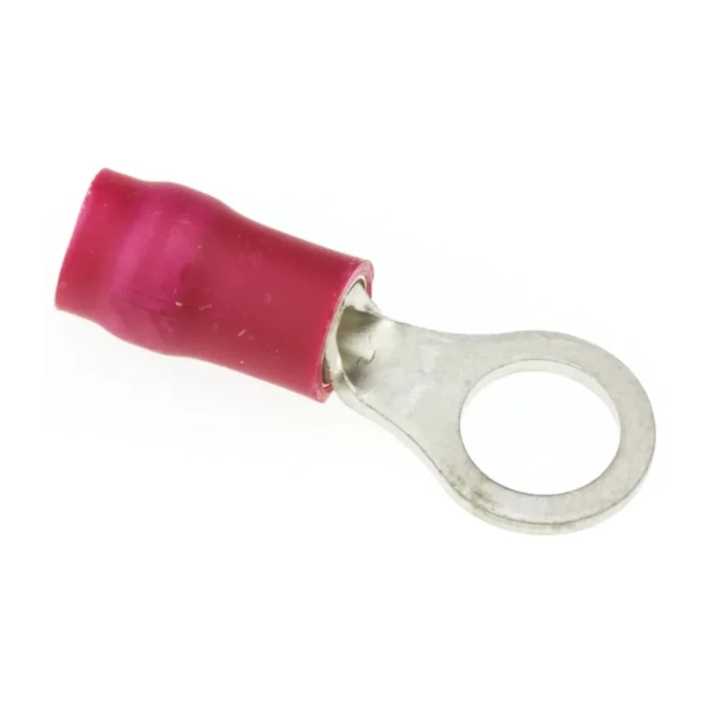 JST R Insulated Ring Terminal 5 mm Stud Size 22 AWG 16 AWG Wire Size Red FVDWS1.25-5 (LF)