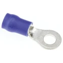 JST R Insulated Ring Terminal 4 mm Stud Size 16 AWG 14 AWG Wire Size Vinyl Insulation Blue FVDWS2-4