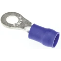 JST R Insulated Ring Terminal 4 mm Stud Size 16 AWG 14 AWG Wire Size Vinyl Insulation Blue FVDWS2-4