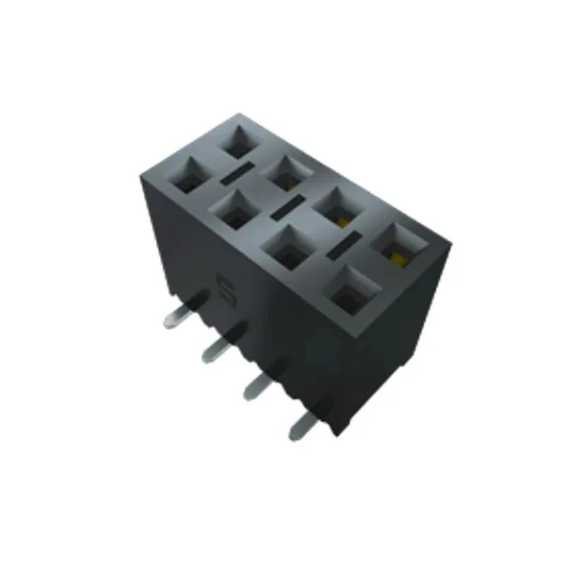 Samtec Right Angle Surface Mount Board-to-Board PCB Socket 12 Contacts 2 Row 2.54mm Pitch 572V 5.2A Solder SSM-106-L-SH-TR
