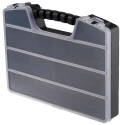 RND RS PRO 9 Cell Black Polypropylene Compartment Box, 50 mm x 320 mm x 250 mm 838-6523