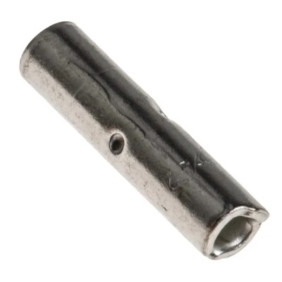 RS PRO Uninsulated Tin-Plated Copper Butt Splice Connector for Wire Sizes 1 to 2.5 mm² Series 345040NBT 208-2688
