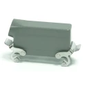 RS PRO Heavy Duty Power Connector Housing Die Cast Aluminium Side Mount RS-H24B 2 Lever Locking IP65 208-3986