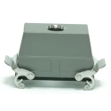 RS PRO Heavy Duty Power Connector Housing Cable-to-Cable 2 Lever Locking Die Cast Aluminium IP65 RS-H24B 208-3979