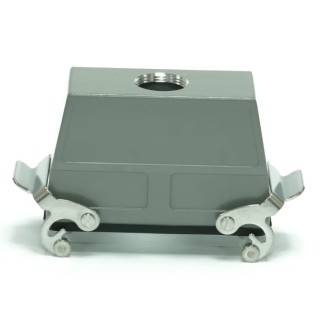 RS PRO Heavy Duty Power Connector Housing Cable-to-Cable 2 Lever Locking Die Cast Aluminium IP65 RS-H24B 208-3979