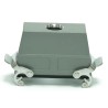RS PRO Heavy Duty Power Connector Housing Cable-to-Cable 2 Lever Locking Die Cast Aluminium IP65 RS-H24B 208-3979