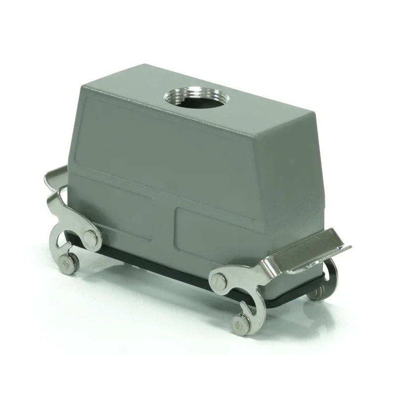 RS PRO Heavy Duty Power Connector Housing Cable-to-Cable 2 Lever Locking Die Cast Aluminium IP65 RS-H24B 208-3979