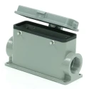 RS PRO Heavy Duty Power Connector Housing Surface Mount Die Cast Aluminium IP65 RS-H24B 208-4051