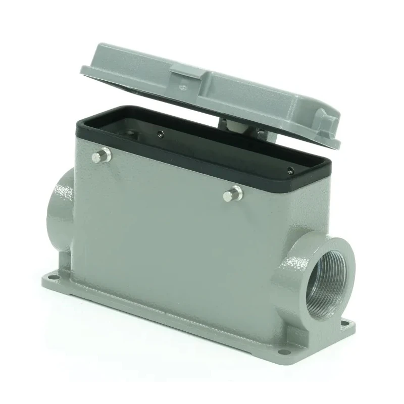 RS PRO Heavy Duty Power Connector Housing Surface Mount Die Cast Aluminium IP65 RS-H24B 208-4051