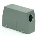 RS PRO Heavy Duty Power Connector Housing RS-H24B Range Side Mount Die Cast Aluminium IP65 4 Levers 208-4002