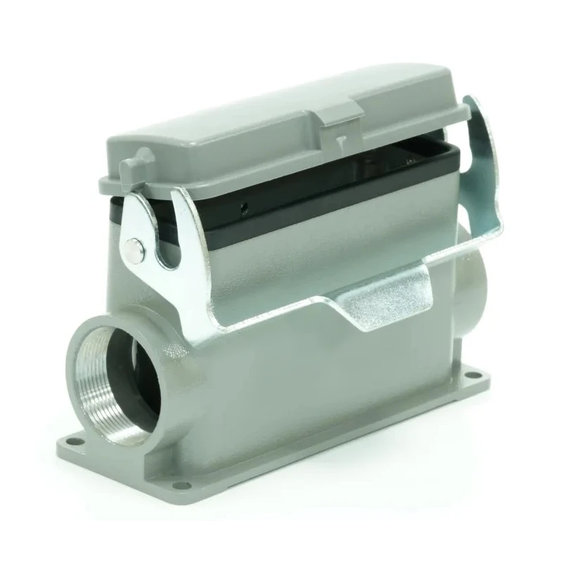 RS PRO Heavy Duty Power Connector Housing Surface Mount Die Cast Aluminium IP65 RS-H24B 208-4034