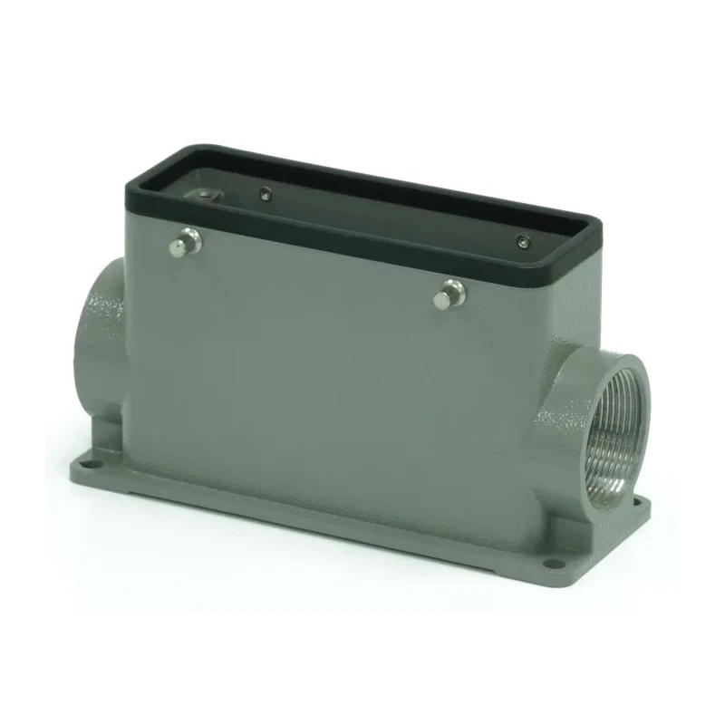 RS PRO Heavy Duty Power Connector Housing Surface Mount Die Cast Aluminium IP65 RS-H24B 208-4059