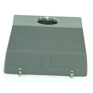RS PRO Heavy Duty Power Connector Housing Die Cast Aluminium IP65 Top Mount 4 Levers RS-H24B 208-4082