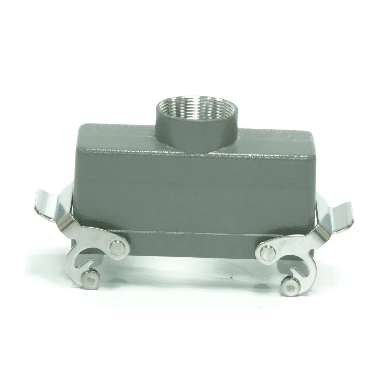 RS PRO Heavy Duty Power Connector Housing Top Mount Die Cast Aluminium IP65 2 Lever Locking RS-H24B 208-4067