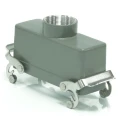 RS PRO Heavy Duty Power Connector Housing Top Mount Die Cast Aluminium IP65 2 Lever Locking RS-H24B 208-4067