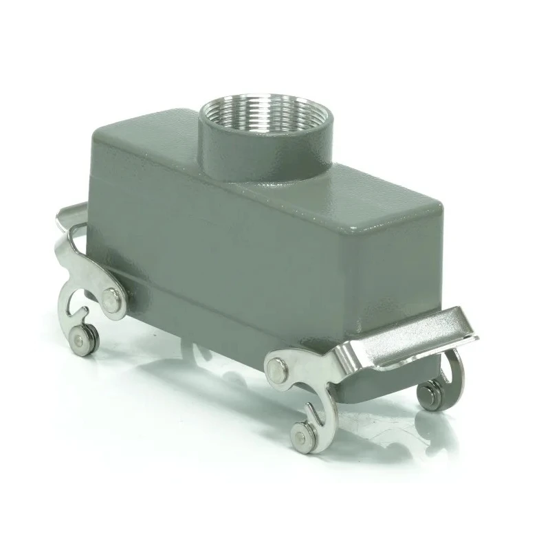 RS PRO Heavy Duty Power Connector Housing Top Mount Die Cast Aluminium IP65 2 Lever Locking RS-H24B 208-4067
