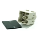 RS PRO Heavy Duty Power Connector Insert 200A RS-HM Series Male 1 Contact 1000V Screw Mount RS-208-4090