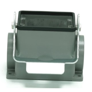 RS PRO Heavy Duty Power Connector Housing RS-H32B Surface Mount Die Cast Aluminium IP65 1 Lever 208-4170