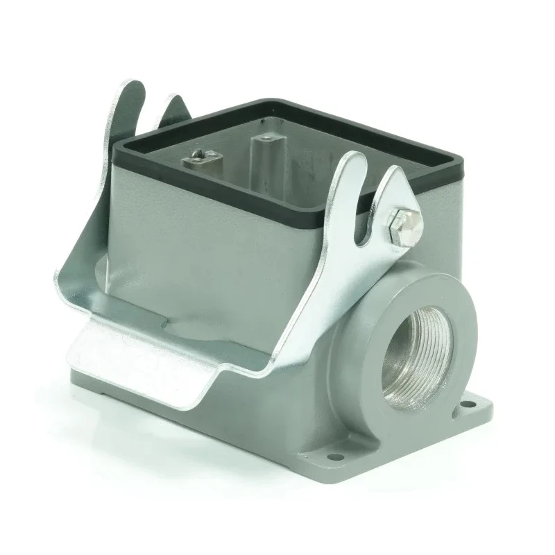 RS PRO Heavy Duty Power Connector Housing RS-H32B Surface Mount Die Cast Aluminium IP65 1 Lever 208-4170