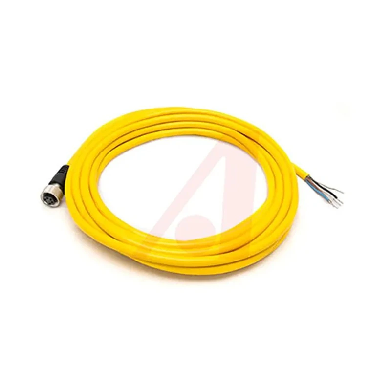 Banner Sensor Actuator Cable Female 5 Way 7/8 In Circular Straight Connector to Unterminated Cable 15 m QDC-550C