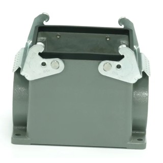 RS PRO Heavy Duty Power Connector Housing Surface Mount, Die Cast Aluminium, IP65 Protection RS-H32B 208-4187