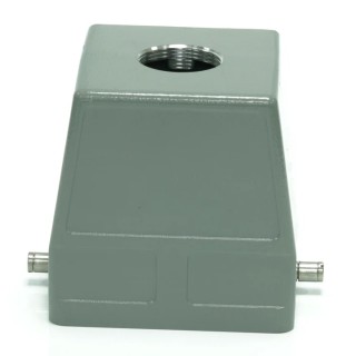 RS PRO RS-H32B Range Heavy Duty Power Connector Housing, Die Cast Aluminium, IP65, Top Mount, Thread Size M32, 2 208-4196