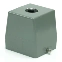 RS PRO RS-H32B Range Heavy Duty Power Connector Housing, Die Cast Aluminium, IP65, Top Mount, Thread Size M32, 2 208-4196