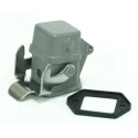 RS PRO RS-H3A Heavy Duty Power Connector Bulkhead Housing Zinc Die Cast IP65 1 Lever 208-4221