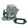 RS PRO RS-H3A Heavy Duty Power Connector Bulkhead Housing Zinc Die Cast IP65 1 Lever 208-4221