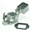 RS PRO RS-H3A Heavy Duty Power Connector Bulkhead Housing Zinc Die Cast IP65 1 Lever 208-4221