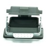 RS PRO RS-H6B Range Heavy Duty Power Connector Bulkhead Housing, 1 Lever Locking, Die Cast Aluminium, IP65, China 208-4270