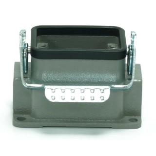 RS PRO Heavy Duty Power Connector Housing Surface Mount Die Cast Aluminium IP65 RS-H6B 208-4286