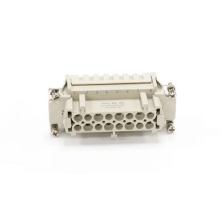 RS PRO Heavy Duty Power Connector Insert 16A 500V RS-HE Series Female 16 Contacts 208-4501
