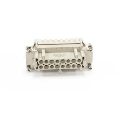 RS PRO Heavy Duty Power Connector Insert 16A 500V RS-HE Series Female 16 Contacts 208-4501