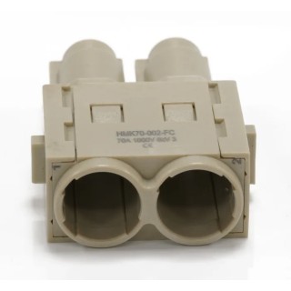 RS PRO Heavy Duty Power Connector Insert 70A 1000V Female 2 Contacts HMK70